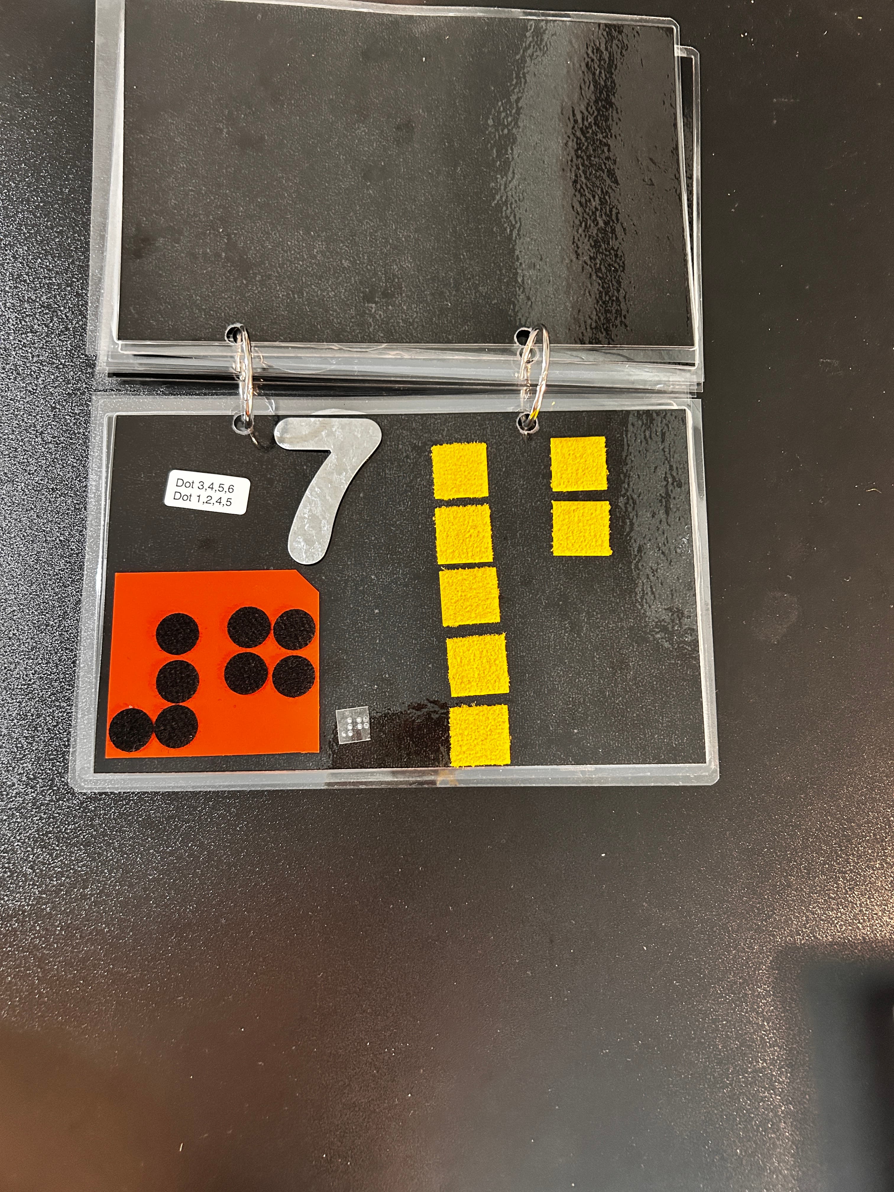 Number Braille Book 7 from Material Prep Braille Materials